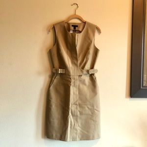 J. Crew Tan Sleeveless Dress